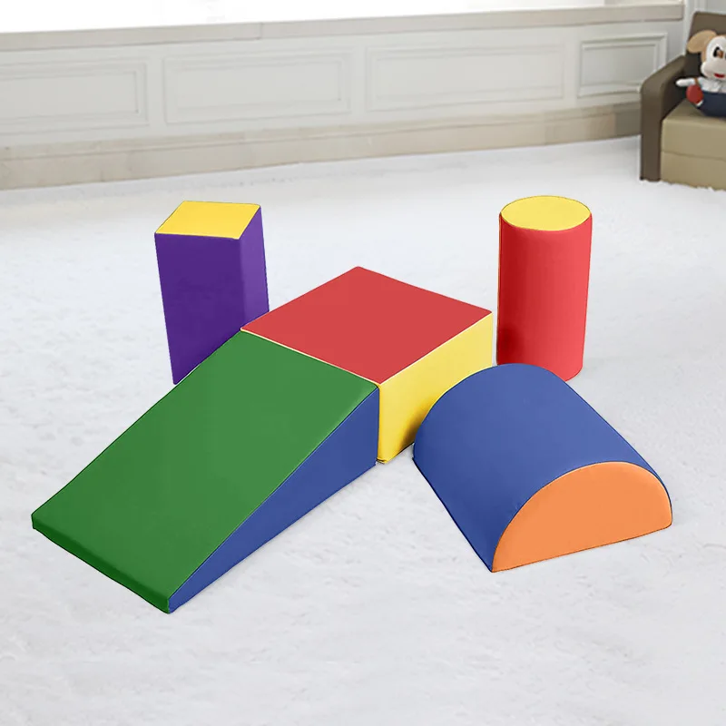 Arch bridge type combination color sofa sponge early education center children's toys sensory integration training building