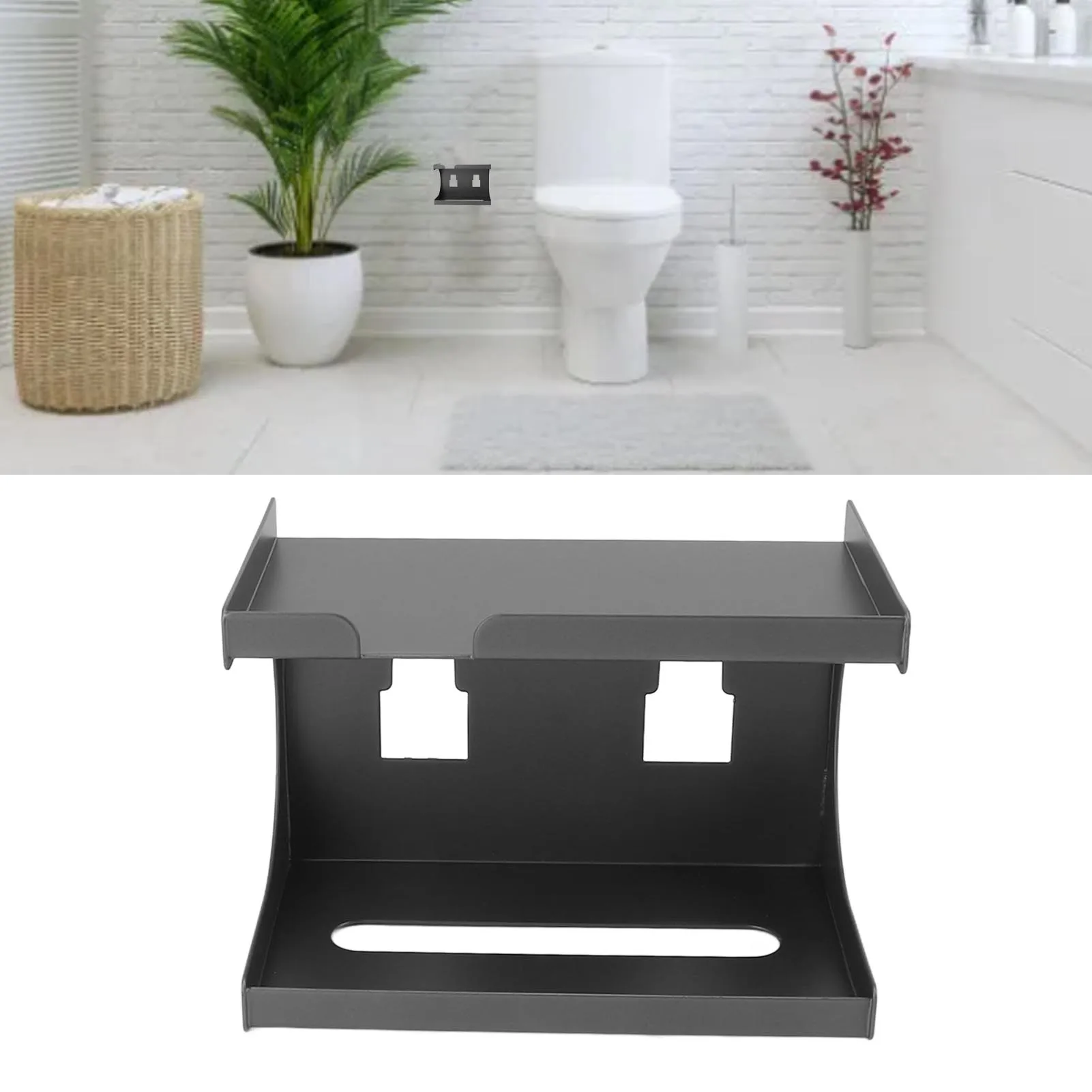 Waterproof Paper Towel Holder Innovative Scandinavian Style Paper Towel Shelf For Toilet Bathroom