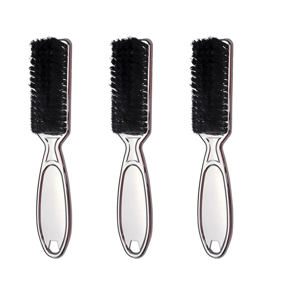 

3Pcs Transparent Neck Cleaning Brush Shredded Hair Duster Long Brush Multi-Function Haircut Beard Barber Shop Supplies