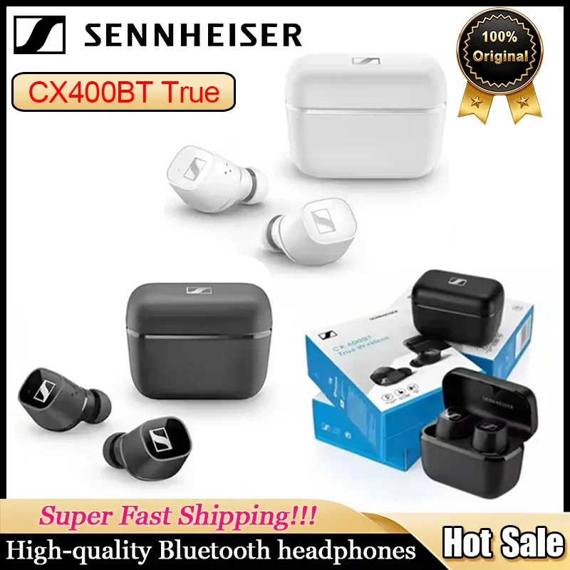 

Беспроводные спортивные наушники-вкладыши Sennheiser CX400BT True с шумоподавлением, стереозвуком и шумоизоляцией