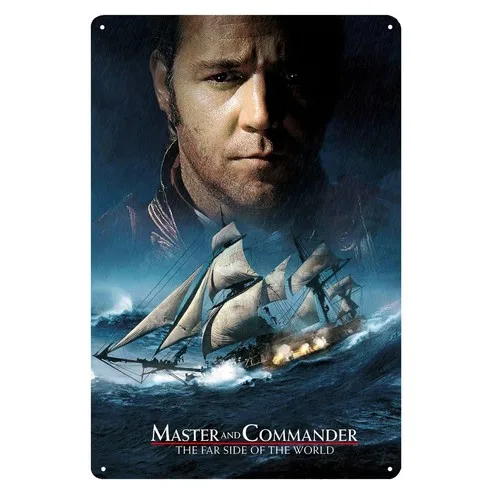 Master And Commander Russell Crowe Movie Metal Poster Tin Sign