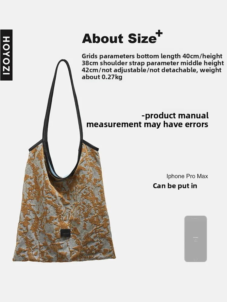 Leather canvas tote oil painting bag women's 2025 new