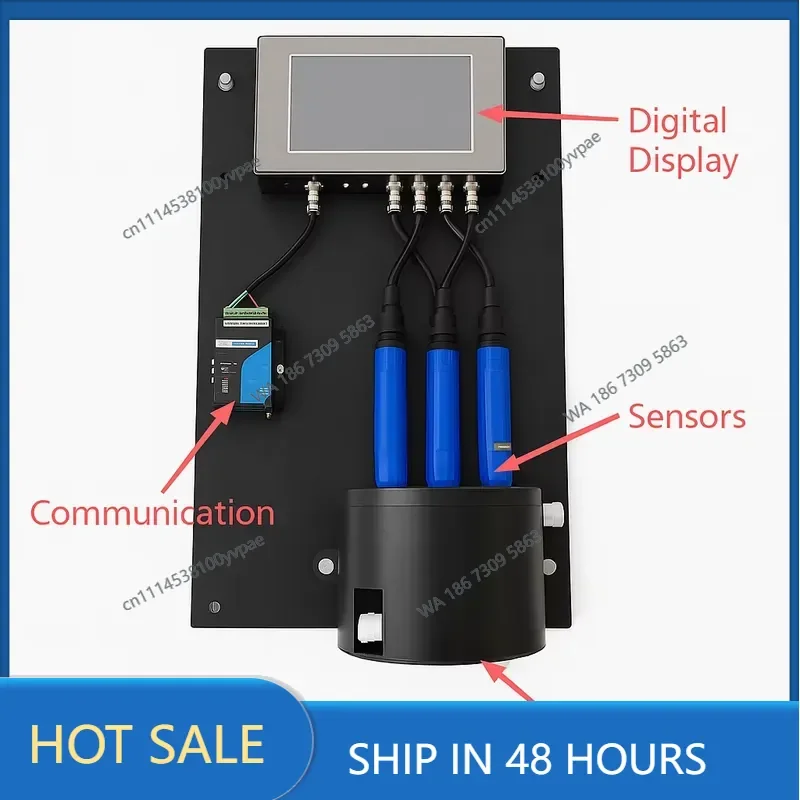 intelligent online PHEC ORP conductivity monitoring system for multi-parameter water quality sensors for urban water