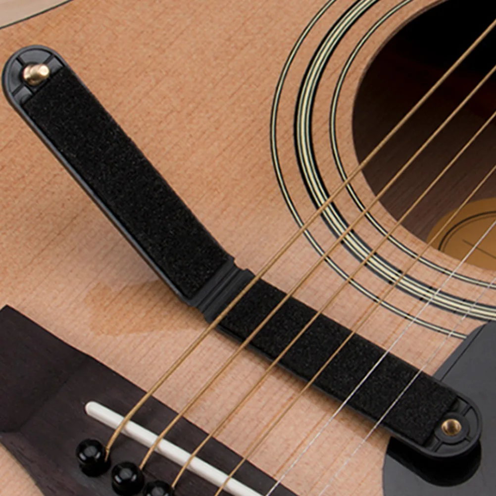 

Guitar String Dampener Metal Lightweight Portable Volume Adjust Compatible Guitars Bass Noise Accessories