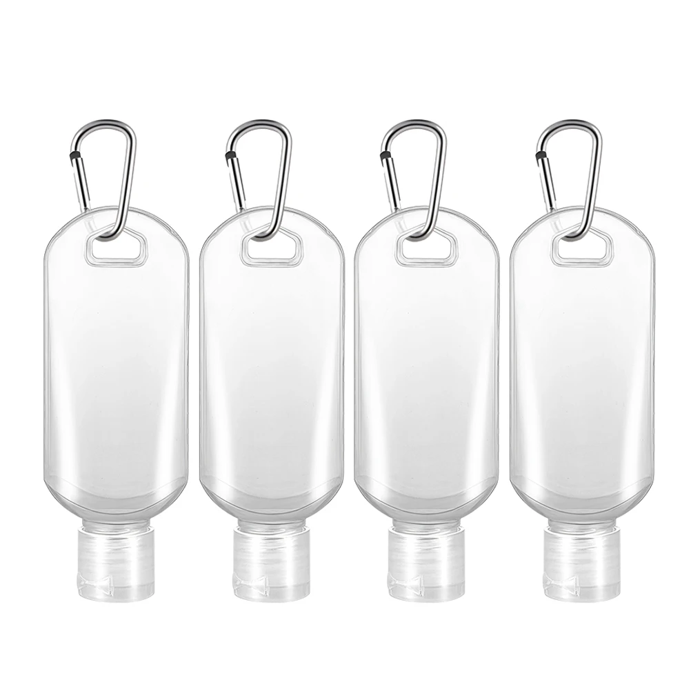

8pcs Refillable with Hook Travel Toiletries Hand Bottle Hand Squeeze Durable Shampoo Body Wash Storage