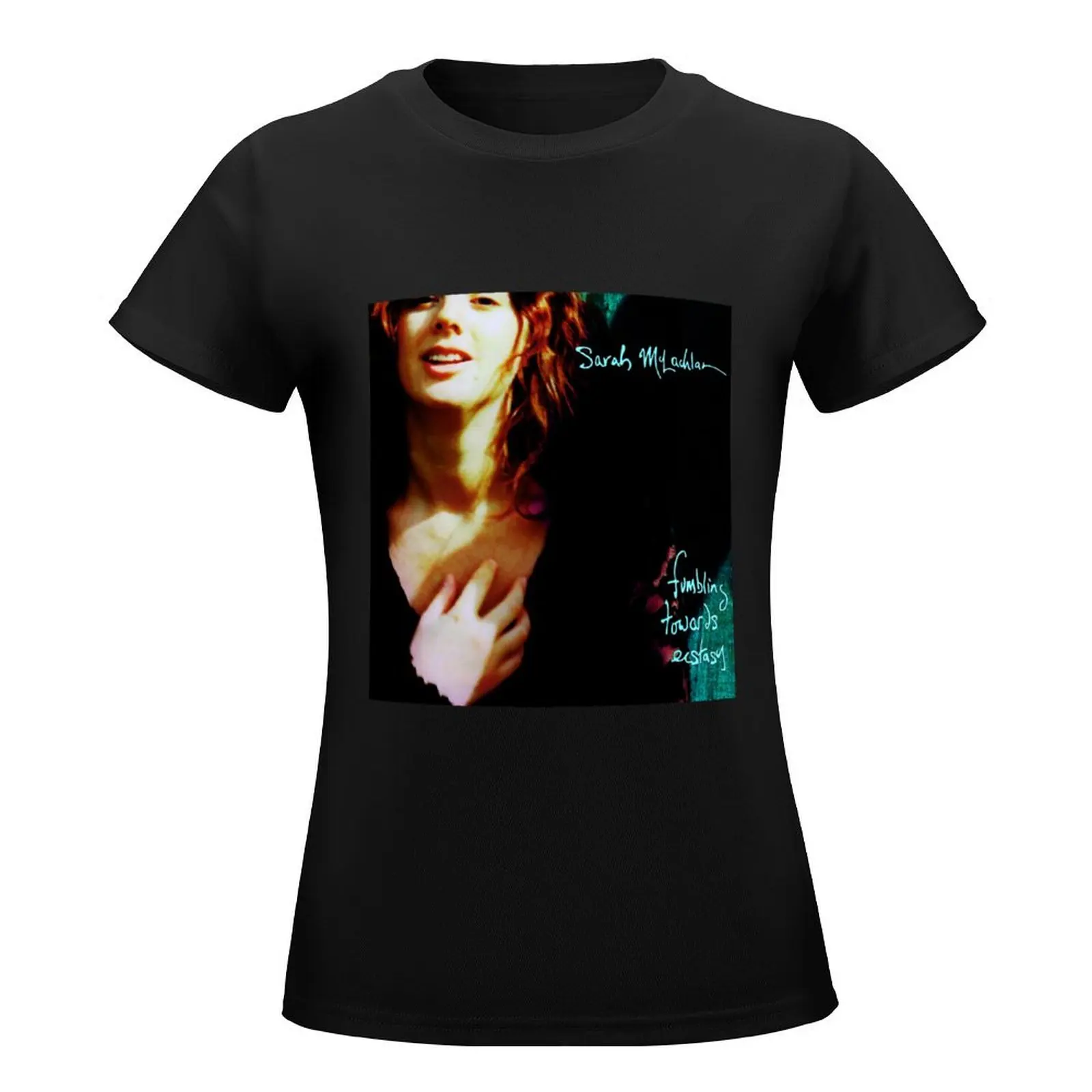 Sarah McLachlan fumbling towards ecstasy T-Shirt Blouse kawaii clothes tight shirts for Women