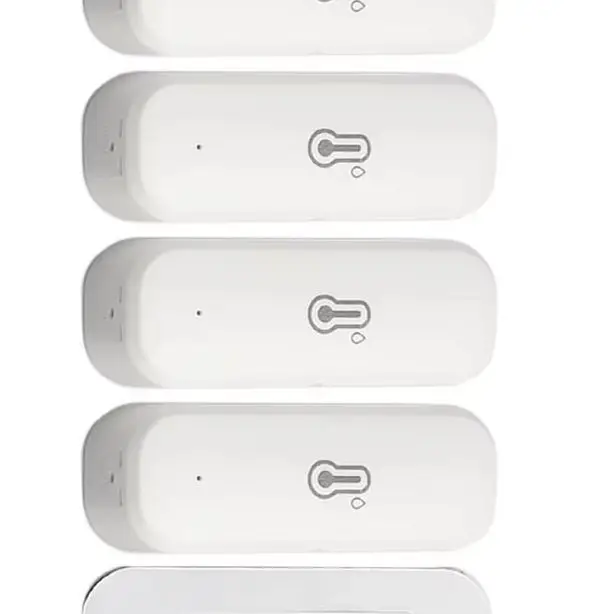 4PCS Z*igbee Smart Temperature Humidity Sensor Wireless Indoor Detector For Home Greenhouse Office Climate Monitoring Tool
