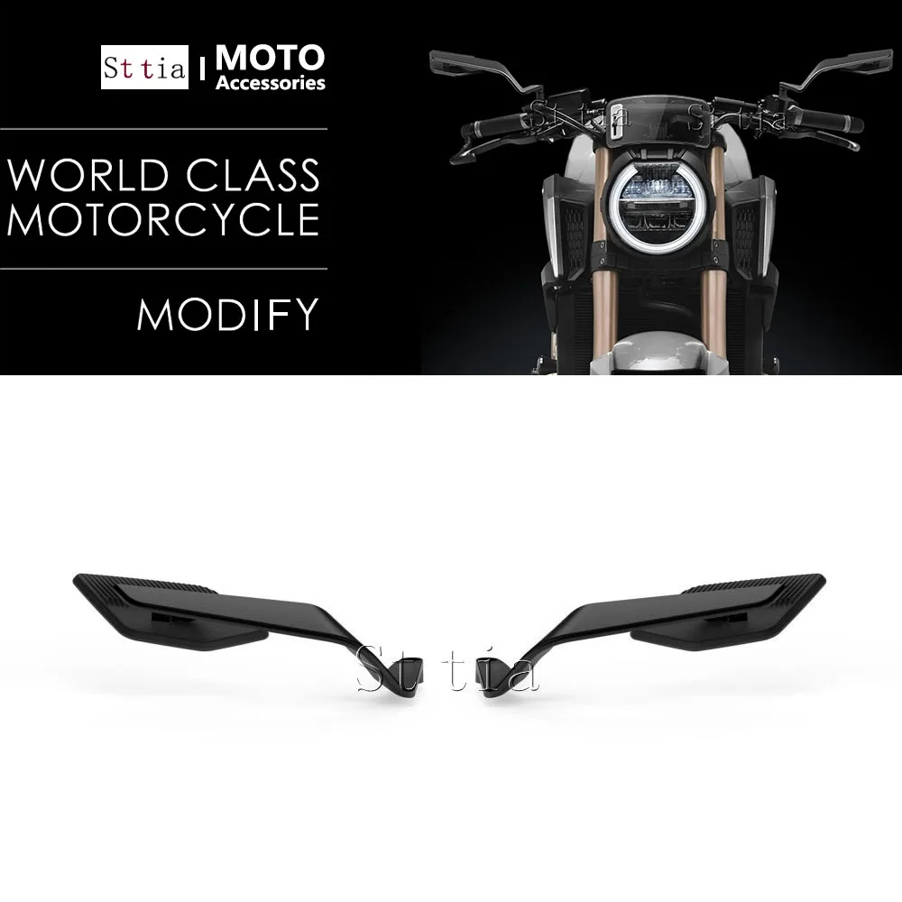 CB650R New Motorcycle Mirror Modified Wind Wing Adjustable Rotating Rearview Mirror For Honda CB 650R CB650 R CB650R 2019-2026
