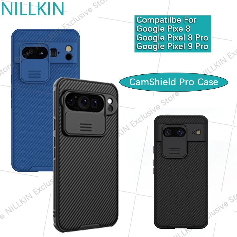 Nillkin For Google Pixel 8 Pro/Pixel 9 Pro CamShield Pro Case Lens slide protective airbag phone case TPU+PC protective cover