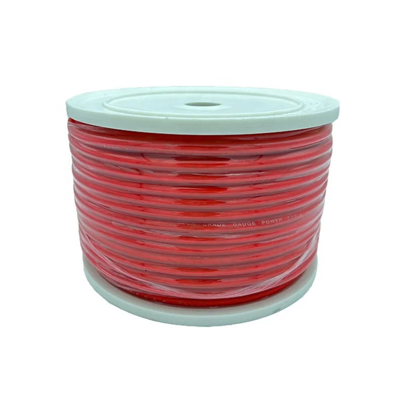 Copper 4 Gauge Car Audio Power Cable High Quality Car Amplifier Subwoofer Power Wire