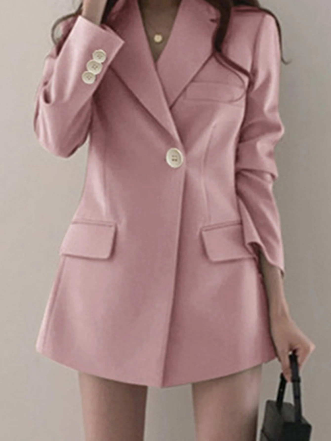 Costume à manches longues pour femmes, bras droit, Style décontracté, à la mode, confortable, tenue décontractée pour les affaires et le bureau