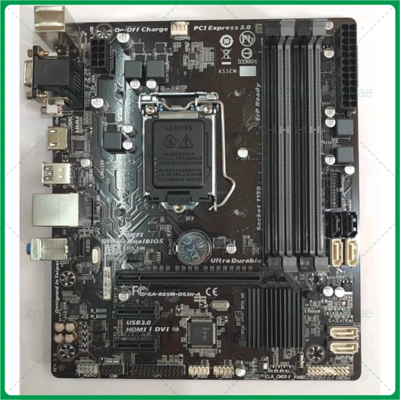 

For ASUS B85M-DS3H LGA1150 DDR3 Quad RAM integrated HDMI/DVI/VGA mid-motherboard