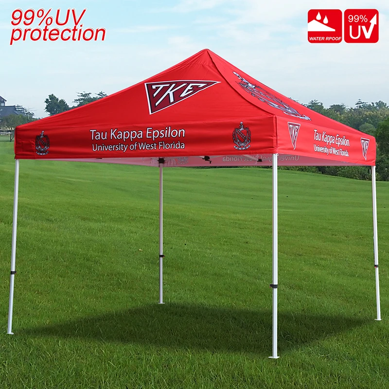 Commercial Fair Shelter Pop up Camping Tent Promotional Foldable Aluminum Tent