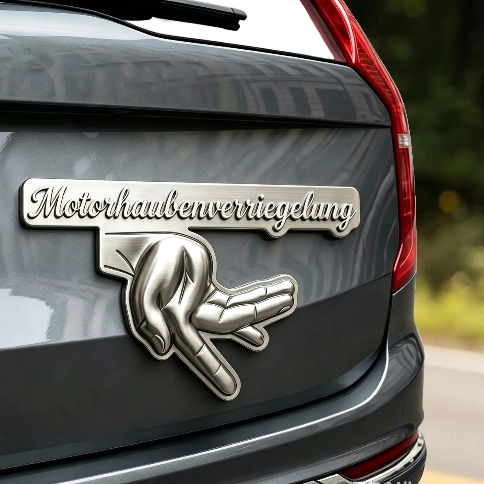 Funny Car Emblem 3D Printed Automobile Decoration Decals Decorative Auto Badge For Drivers Women Men Collectors Road Trips Daily