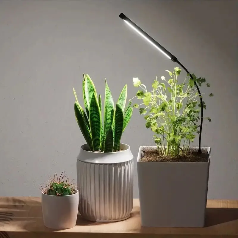 フルスペクトルUSBLED植物成長ランプ,48個のLED,屋内植物用の太陽光,温室水耕栽培,播種用の成長ランプ