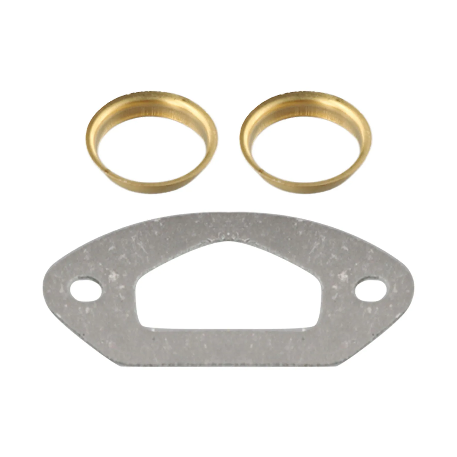 Brass Rings Exhaust Manifolds Chainsaw For 45CC 4500 52CC 5200 58CC Gaskets Kit Outdoor Parts Supplies Attachment