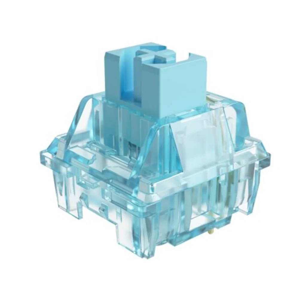 AKKO CS Switch Jelly Blue V2 3Pins Tactile POM Custom DIY Gaming PC Mechanical Keyboard MX Switches Mahjong Sound Dustproof Axis