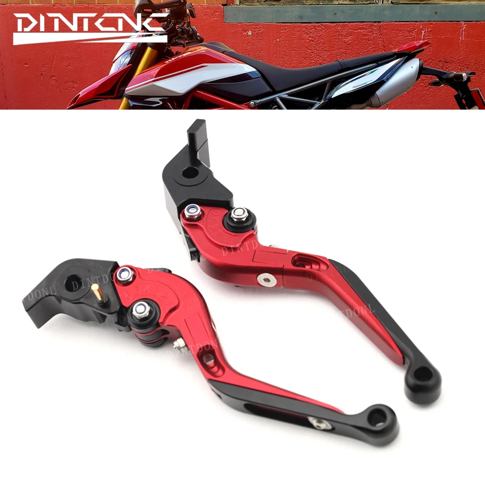 Brake Clutch Levers Motorcycle AdjustableHandles Folding Extendable Rod For DUCATI MONSTER 937 950 1100 1200 S R Hypermotard SP