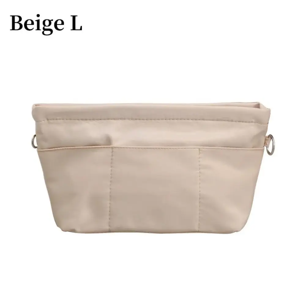 

1Pcs Durable Storage Bags Insert Cosmetic Bag Portable with Zipped Top Linner Bag Felt Multi-Pocket Handbag Organizer Women