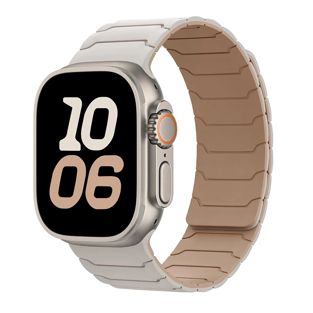Magnetarmband für Apple Watch Band Ultra 2 3 49 mm 44 mm 40 mm 41 mm 46 mm 42 mm 45 mm 38 Silikonarmband IWatch Serie 11 9 8 SE 10