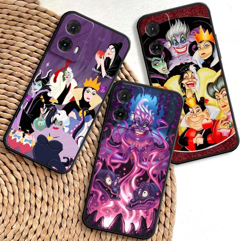 

Disney Witch Pattern For Motorola G85 Edge 50 G24 G35 G14 G04 40 G72 G34 G31 G Stylus G54 G13 G32 5G Black Phone Case