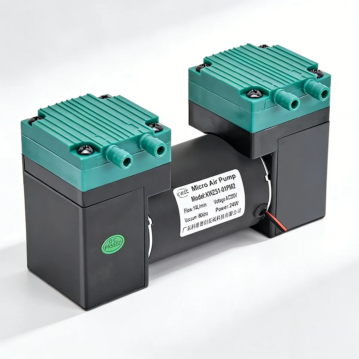 

Микродиафрагменный насос 14 л/мин (DC/AC) с двумя головками, бесшумный вакуумный насос для косметологического оборудования, лабораторий и промышленного применения