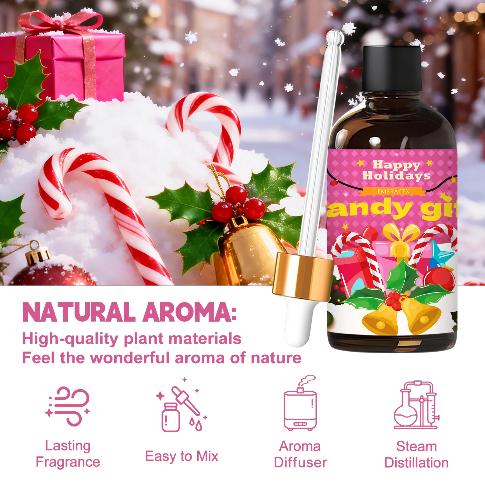 Huile parfumée 100 ml, parfum - Xmas Home Fragrance avis et prix