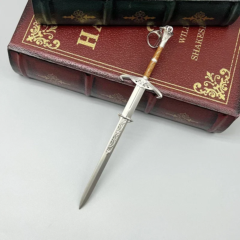 22cm Sword of Justice Baldur's Gate 3 Game Peripherals 1:6 Metal Weapon Model Replicas Home Ornament Collection Keychain Boy Toy