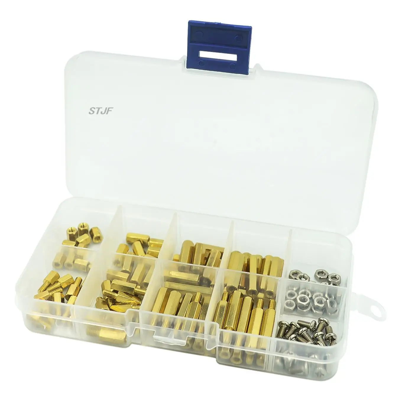 120Pcs M3 Brass Standoff Spacer PCB Board Hex Screws Nut Assortment Kit Female-Female Spacers Male-Female Spacers