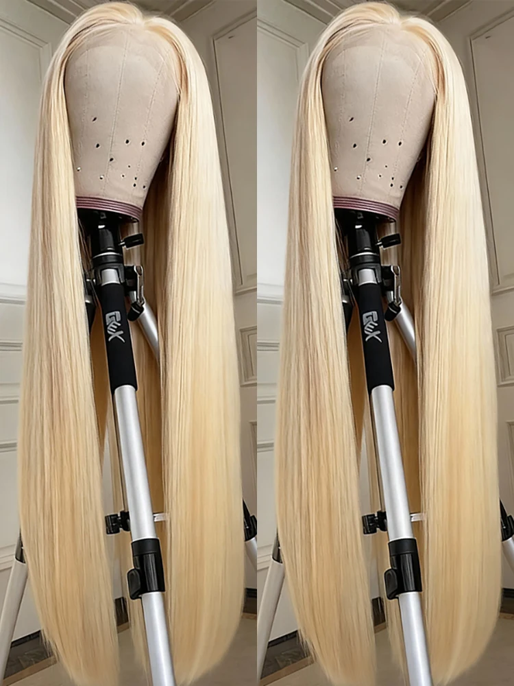 

Blonde Wig 13X6 Hd Lace Frontal Wig 250 Density 40 Inch Bone Straight Human Hair Wig High Density Hair Wig Vietnamese Famale W