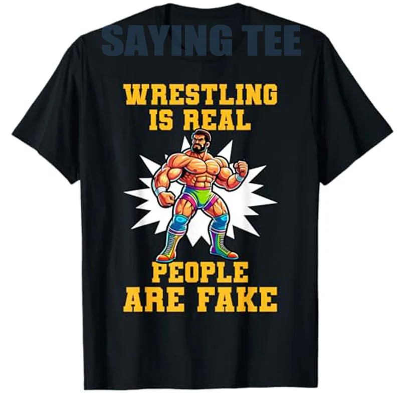 Camiseta con diseño de luchador desgastado Retro Vintage Champ de lucha profesional para hombre, traje gráfico clásico de moda Wwe, regalo novedoso Y2k