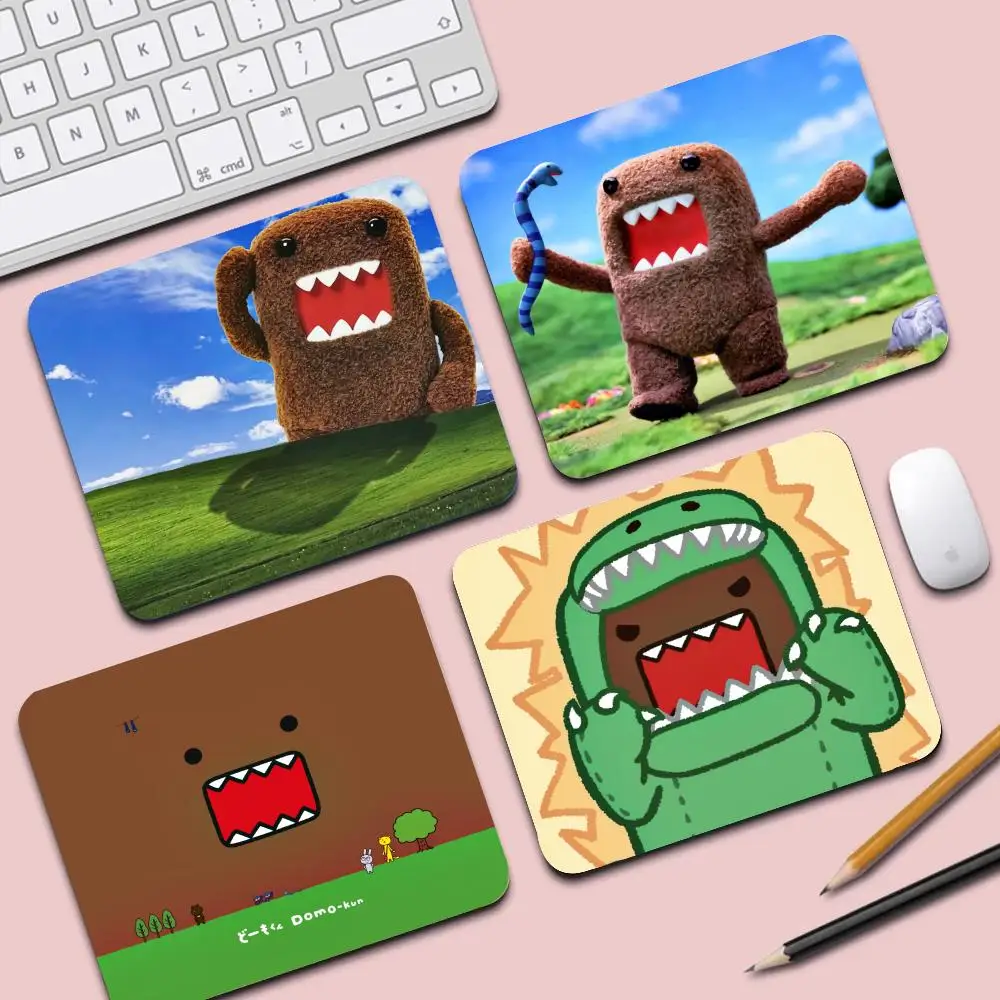 

HYBXAXC Cute Brown M-Monster D-Domo Style Small Mouse Pad Non Slip Rubber Desk Mat For Gaming Office Laptop Decor