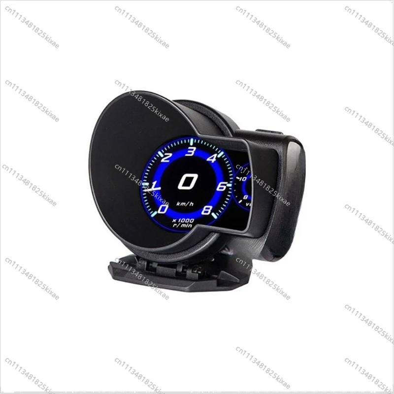 For Car Modification Multi-function Obd Instrument, Speed Water Temperature Vehicle Speed Turbine Pressure LCD Head-up Display