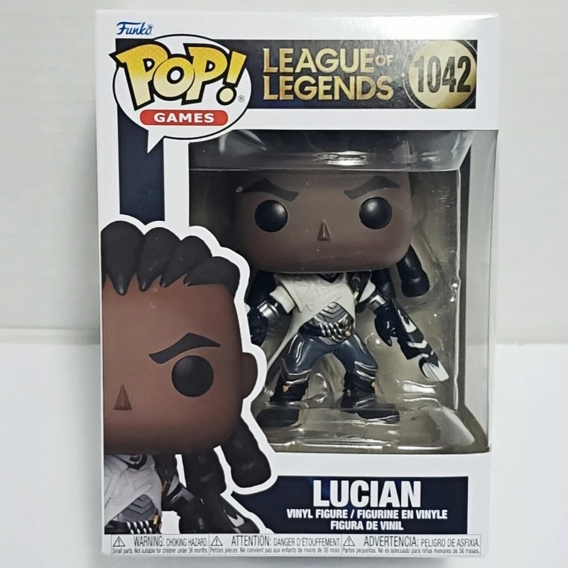 Funko Pop! Original Games League of Legends Lucian #1042 Vinyl Figure Game Collectible Model Desktop Ornament Toy Gift for Fans