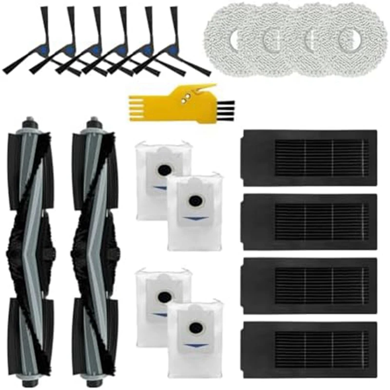 

Accessory Set For Ecovacs Deebot X2 OMNI Vacuum Cleaner Robot Accessories Roller Brushes, Filters, Side Brushes