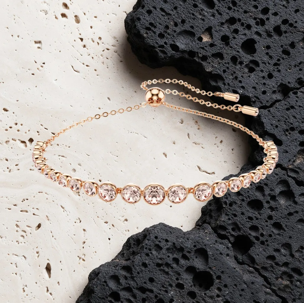 2026 New Arrival Rose Gold Brilliant Ladies Banquet Glamour Bridal Accessories Niche Design Limited Time Offer
