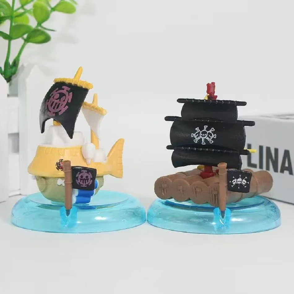 One Piece Anime Piratenschiff Blind Box Serie Thousand Sunny Kreative personalisierte Statue Modell Ornament Überraschung Geschenkbox