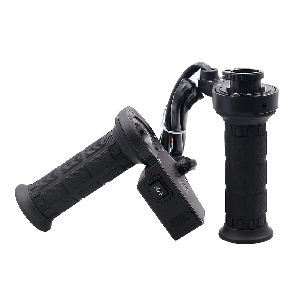 

Electric Heated Handlebar Grips For Motorcycle 2.1A Usb Black Tpu Wear Resistant Fast Heating With Rotary Lock Design