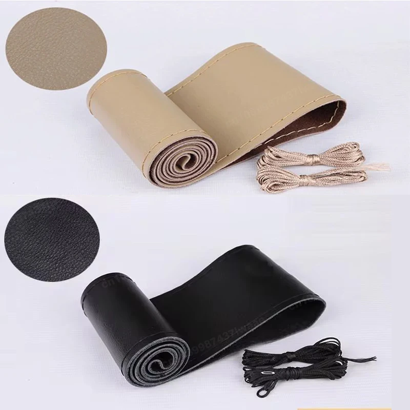 40cm 42cm 45cm 47cm 50cm Bus Truck Car Extra Large Steering Wheel Cover Artificial Leather Car Steering Wheel Braid Durable
