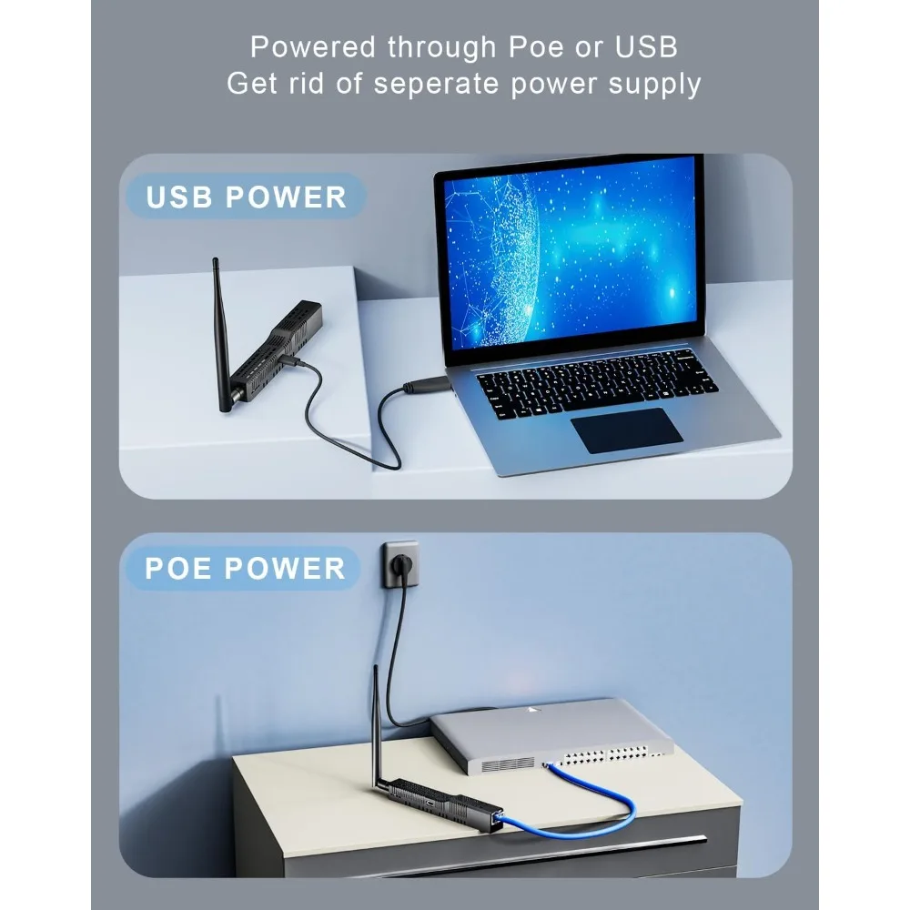 SMLIGHT SLZB-06 - Coordinateur de passerelle Zigbee 3.0 vers Ethernet, USB et WiFi avec PoE, passerelle universelle pour assistant domestique