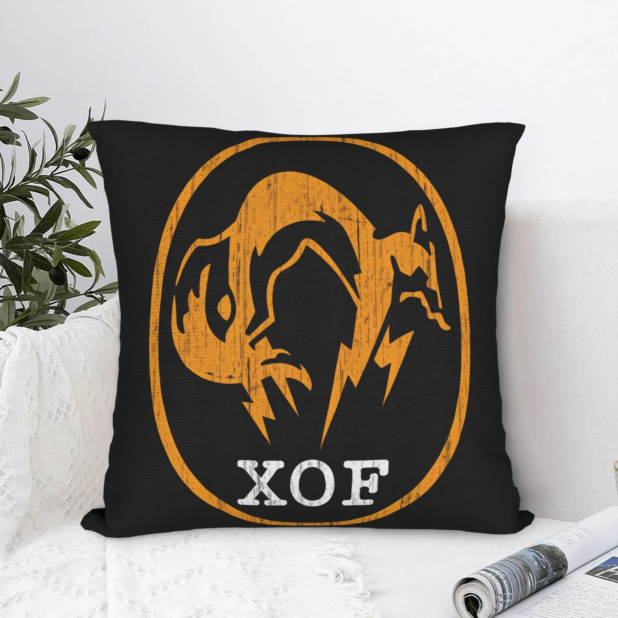 MGS Fox Hound Pillow Cover  Morden Pillow Case For Sofa Car Home Decor Soft Cushion Cover Gift