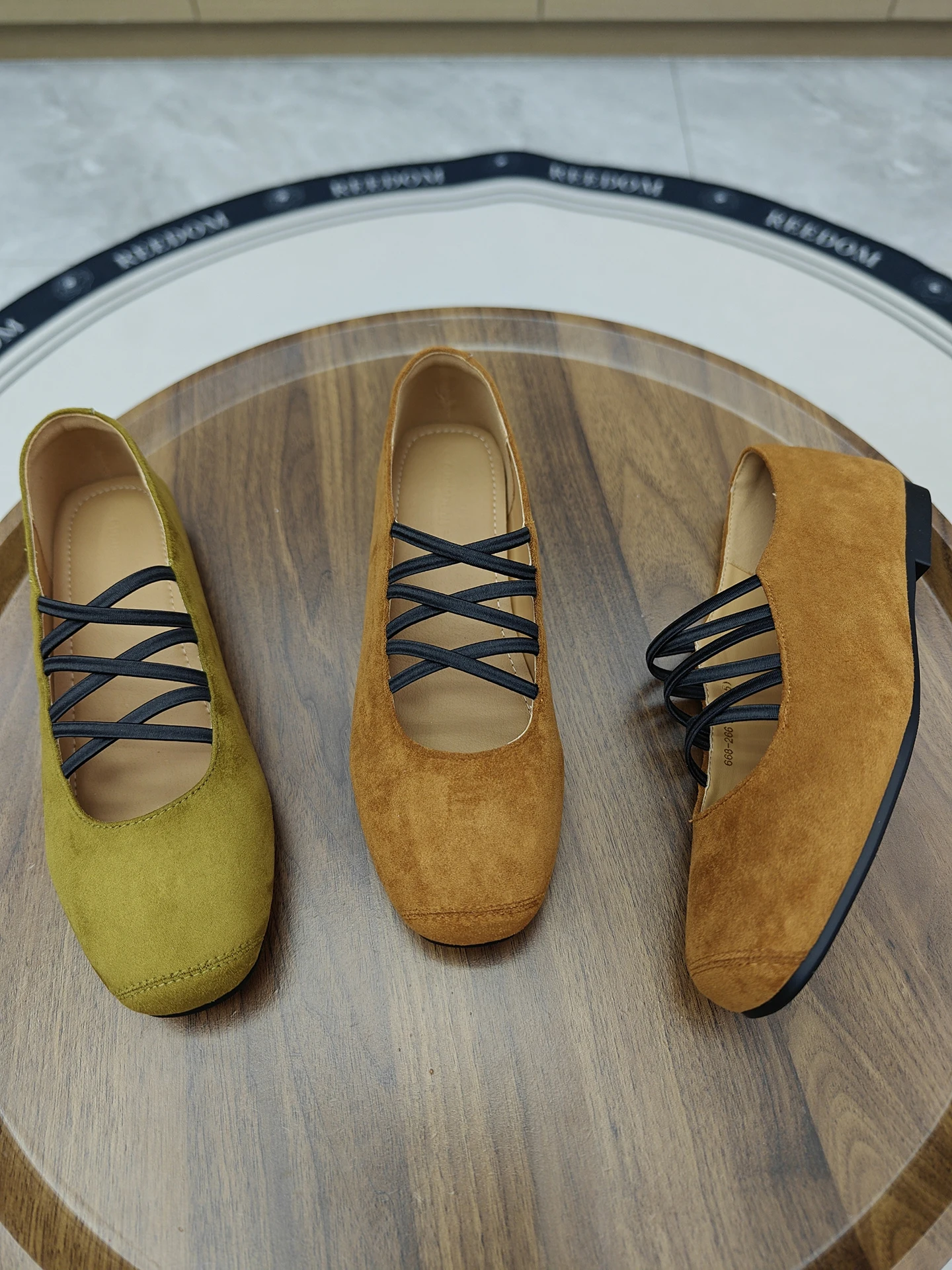 retro-cross-tie-mary-jane-ballet-style-flat-women's-shoes-comfortable-slip-on-rubber-outsole-fashionable-casual-loafers