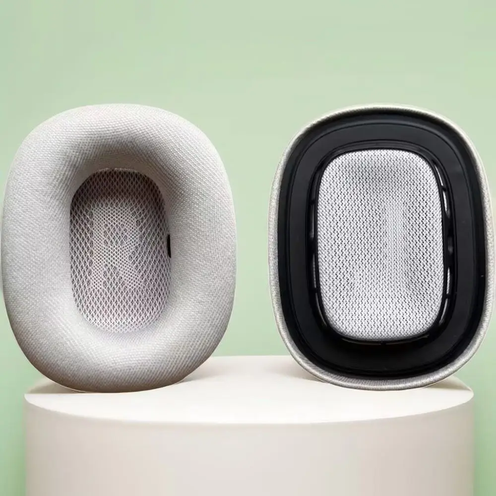1 쌍 교체 용 이어 패드 소프트 귀마개 이어 쿠션 헤드셋 수리 헤드폰 보호 커버 Apple Airpods Max Gen2
