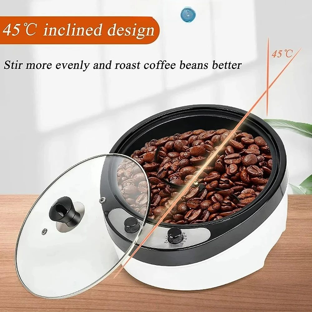 Small Roasting Machine Home Coffee Bean Roaster Fruit Peel and Snack Health Machine Peanut/Sunflower Seed Roaster Baking Machine