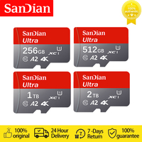 Memory Card 2tb Micro TF SD Card 1TB Mini Sd Card U1 V10 A2 2TB 100MB/S Reading Speed Class 10 512GB Flash Memory Cards