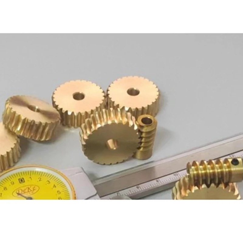 1:25 Precision Gearbox Accessories 1M 25T 6mm Copper/Stainless Steel Worm Turbine Gear