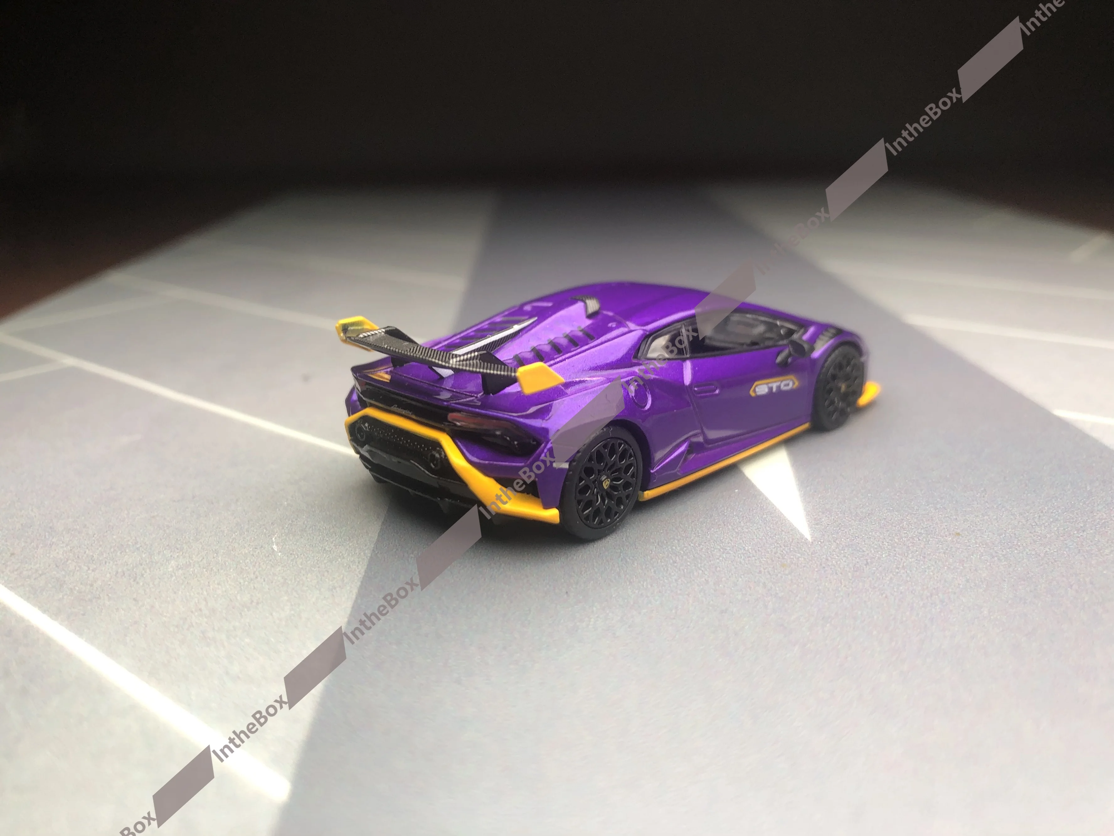 Mini GT #746 Huracan Sto Viola Pasifae 1/64 Diecast Modell auto Sammlung Limited Edition Hobby Spielzeug