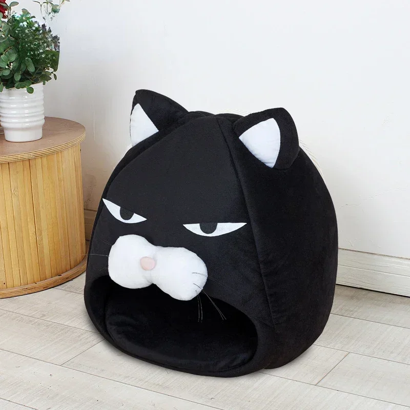 

New Cat Nest And Dog Accessories Suitable Four Seasons Universal Kennel Pet Supplies Kitten's Neck Home Rabbit House Puppy Bed