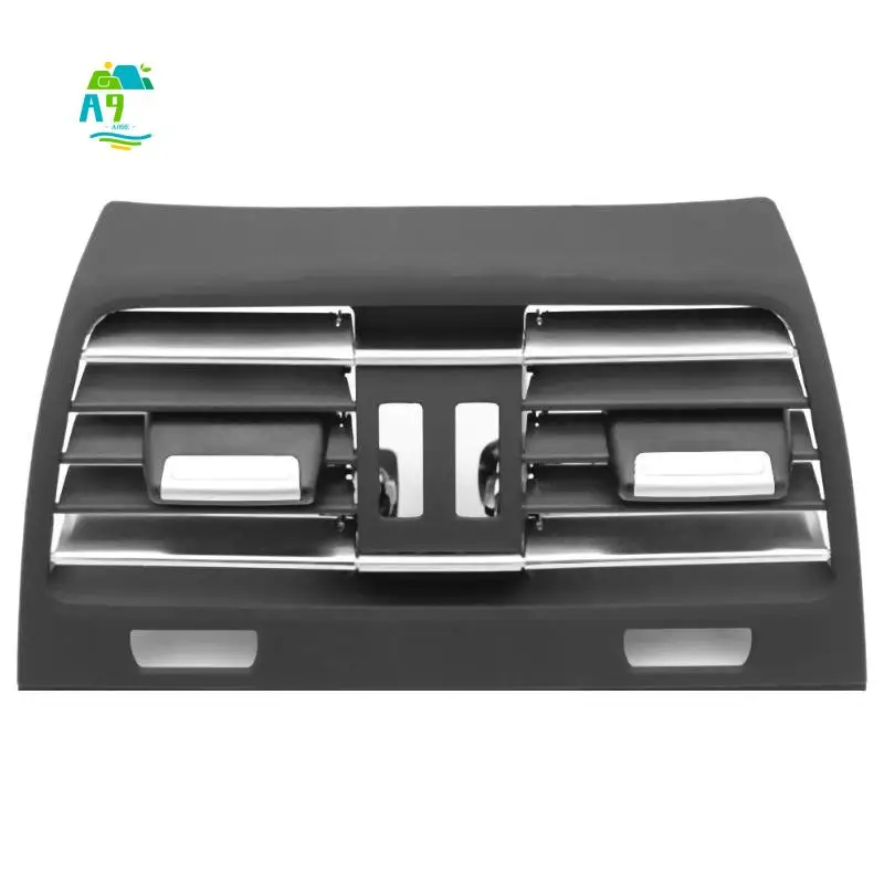 

A09E-Car Rear Center Console Vent Panel Outlet Grille Cover Fresh AC Air Vent Grille Cover For BMW F01 F02 750I 750Li 2009-2015