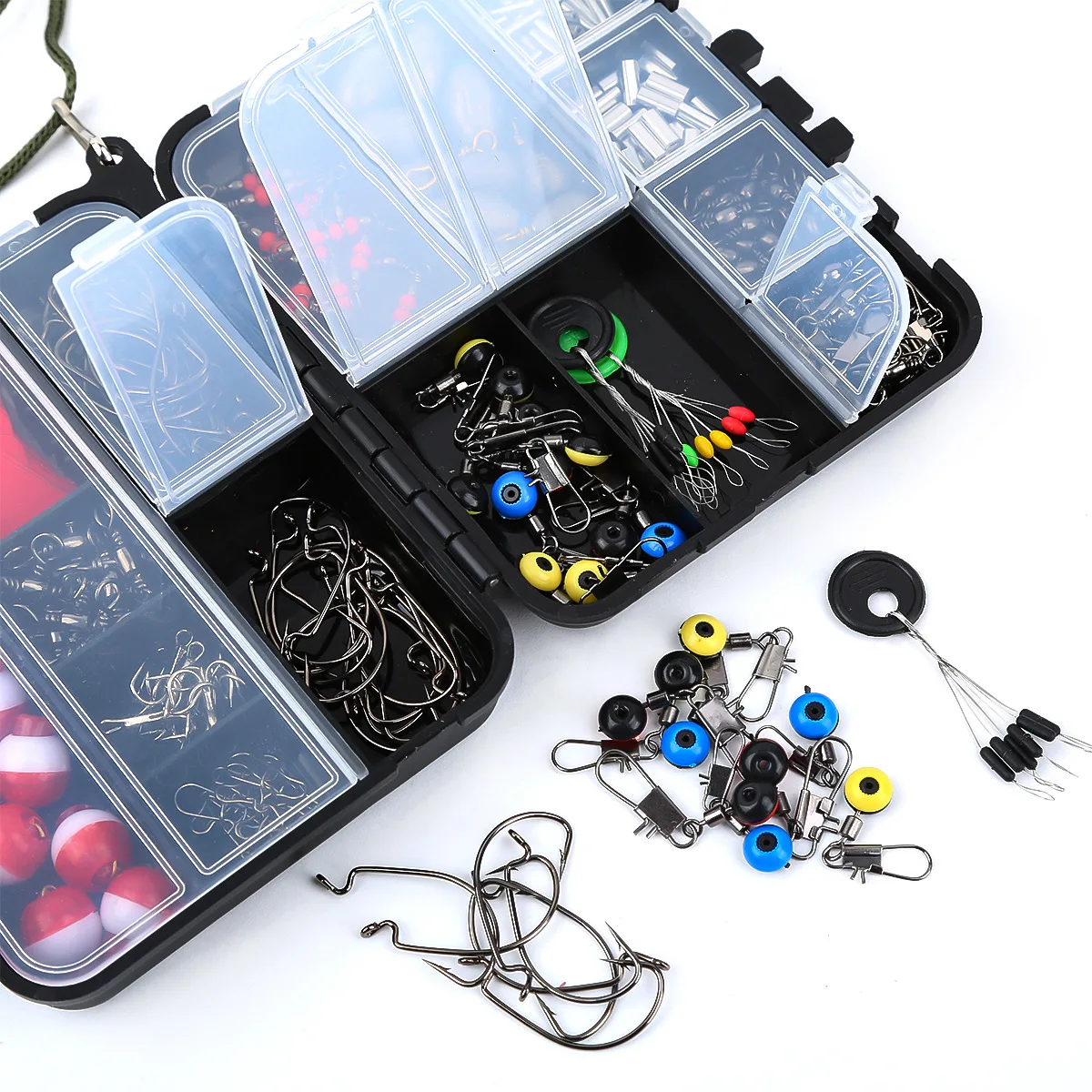 264 Pieces Complete Fishing Ac - Fishing Hook Box review and price